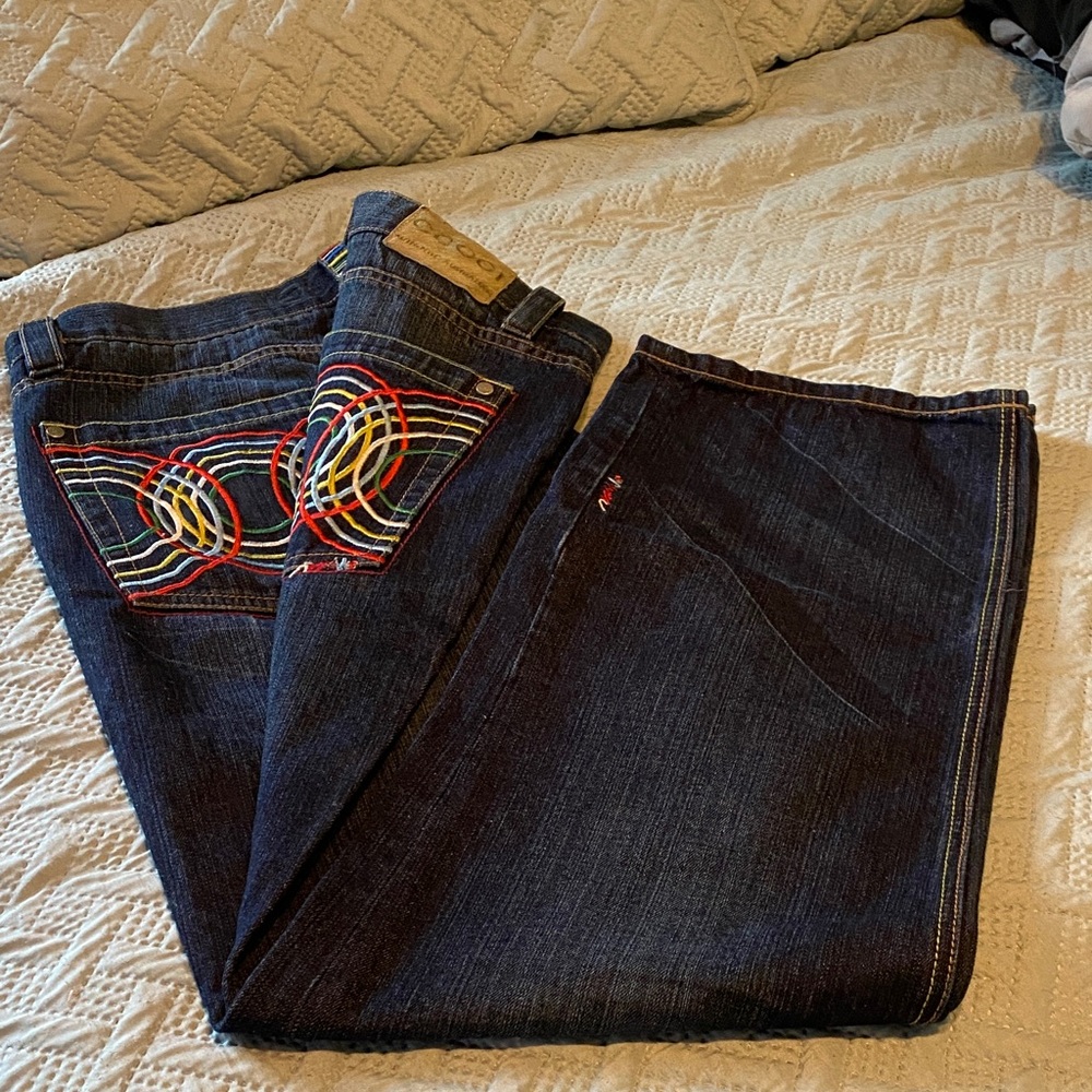COOGI Denim with Tan Label  40x34
